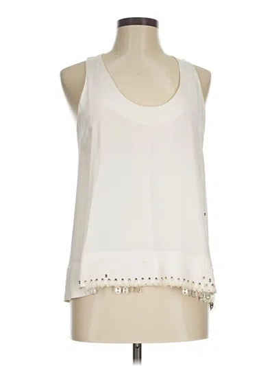 Pre-owned Rabanne Sleeveless Blouse In White
