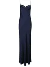 Rabanne Chain Strap Satin Finish Floor-length Dress
