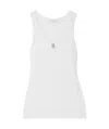 Rabanne Sleeveless Vest In White
