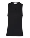 Rabanne Jersey Tank Top In Black