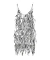 Rabanne Chainmail Scoop-neck Top In Gray