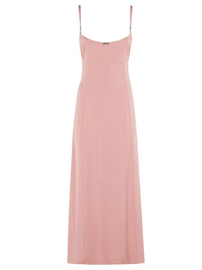 Rabanne Slip Dress In Blush In Pink