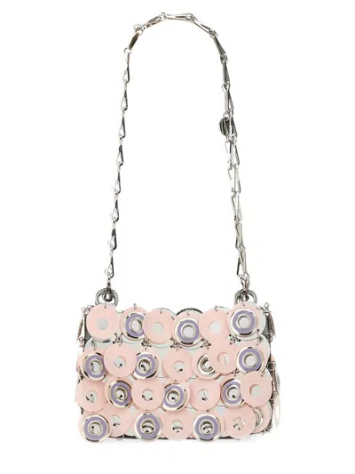 Rabanne "sparkle Discs" Shoulder Bag In Multicolour