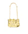 Rabanne Sparkle Discs Shoulder Bag In Nude