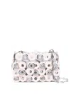 Rabanne Sparkle Discs Shoulder Bag In Silver
