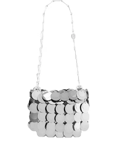 RABANNE SPARKLE MULTI-LAYERED CHAIN MINI BAG