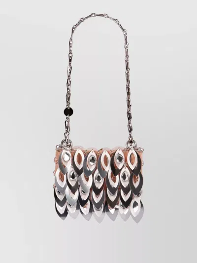 Rabanne Sparkle Nano Clutch Bag In Multi