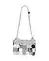 Rabanne Sparkle Nano Purse -  - Polyester - Silver In Silver