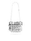 Rabanne Mini Sparkle Bag In Metallic