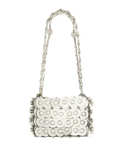 Rabanne Bolsa De Hombro - Plata In Silver