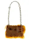 Rabanne Sparkle Shoulder Bags Orange In Pattern