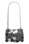 Rabanne Sparkles Discs Nano Bag