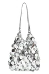 Rabanne Large 'sparkle' Shoulder Bag Made Of Discs In Silver