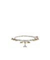 Rabanne Spring Ring Necklace In Yellow