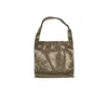 Rabanne Square Metallic Gold Shoulder Bag With Fixed Handle In Gold