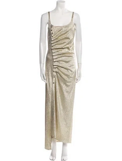Pre-owned Rabanne Square Neckline Long Dress