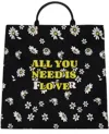 Rabanne Ssense Exclusive Black Graphic Cabas Tote In V130 A Definir