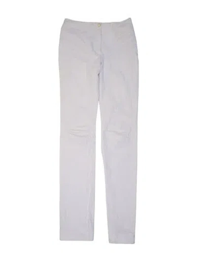 Pre-owned Rabanne Straight Leg Pants In White
