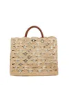 Rabanne Straw Tote Bag
