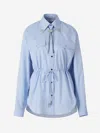RABANNE RABANNE STRIPED COTTON SHIRT