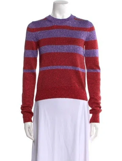 Pre-owned Rabanne Striped Crew Neck Sweater W/ Tags