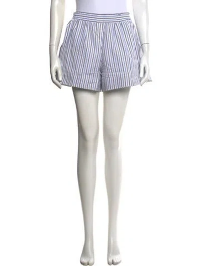 Pre-owned Rabanne Striped Mini Shorts In Multicolor