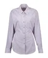 RABANNE STRIPED BUTTON-UP SHIRT