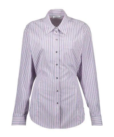 Rabanne Striped Shirt In White