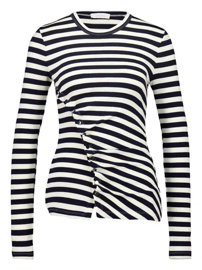 Rabanne Striped Sweater In Multi
