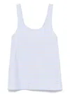 Rabanne Striped Tank Top In Blue