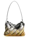 Rabanne Structured Leather Bag With Metallic Accents