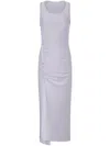 Rabanne Stud-detailed Sleeveless Midi Dress In Blue