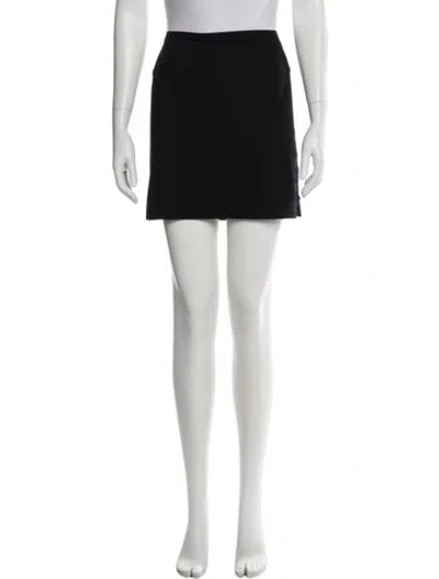 Pre-owned Rabanne Studded Accents Mini Skirt In Black