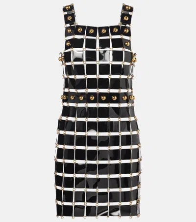 Rabanne Rigid Mini Dress In 黑色的