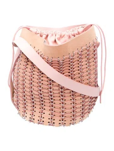 Pre-owned Rabanne Suede Crossbody Bag In Pink