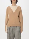 Rabanne Suéter Con Escote Barco - Beis In Beige
