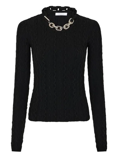 RABANNE SWEATER WITH CHAIN DETAIL