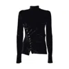 Rabanne Sweaters In Black