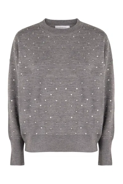 Rabanne Sweaters In Grey