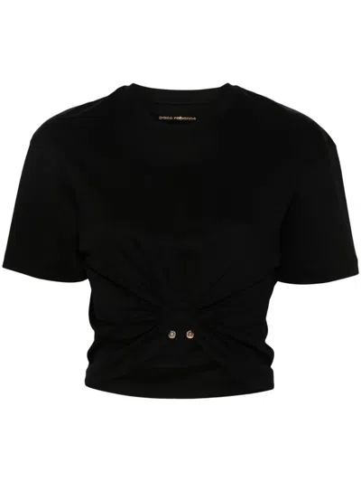 RABANNE T-SHIRT WITH DECORATION