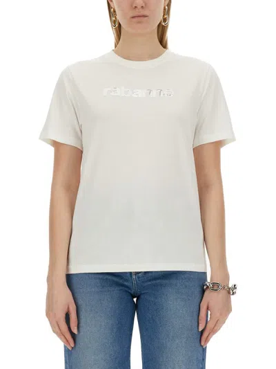 RABANNE RABANNE T-SHIRT WITH LOGO