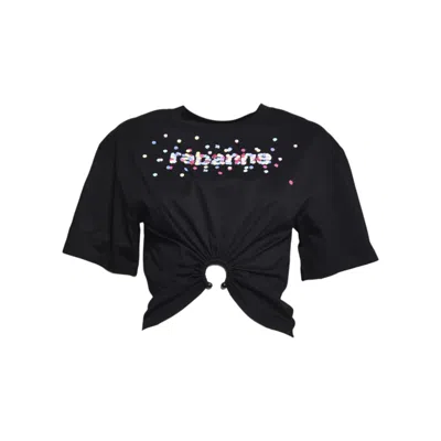 Rabanne T Shirts And Polos In Black