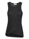 Rabanne Jersey Tank Top In Black