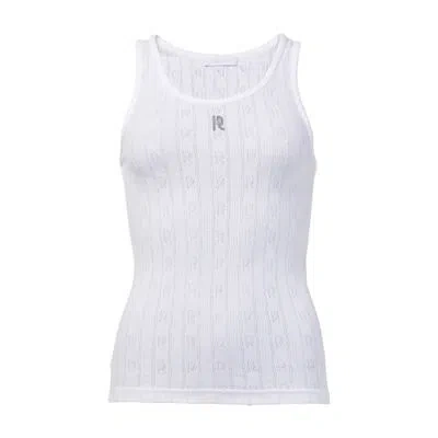 Rabanne Tank Top In White