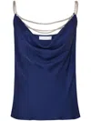 Rabanne Tanktop Mit Kette In Blau