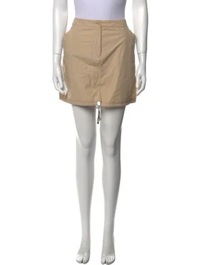Pre-owned Rabanne Tassel Accents Mini Skirt In Neutral