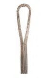 Rabanne Tassel Pendant Chain Necklace In Pink