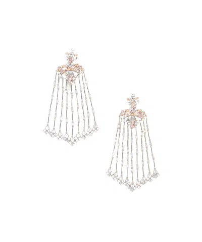Rabanne Crystal-embellished Silver-tone Earrings In Gold