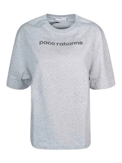 Rabanne Tee Shirt In Grey