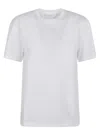 Rabanne Open Back Pure Cotton T-shirt In White